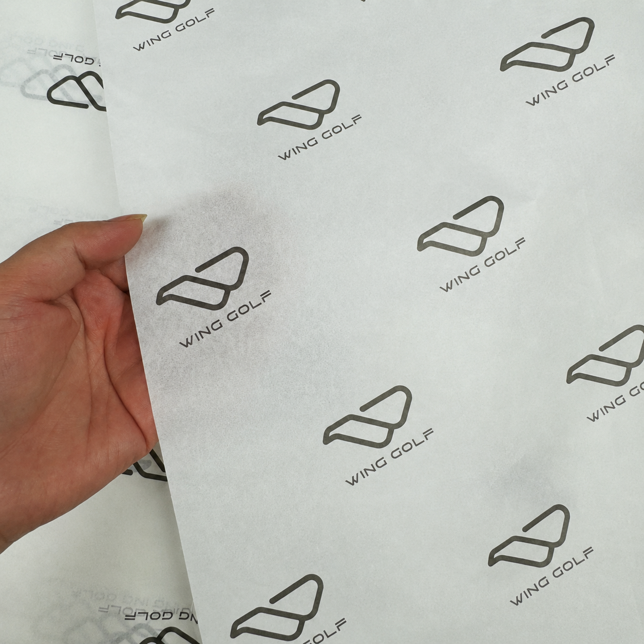40g / 28 lb custom tissue paper with logo for branded retail and ecommerce packaging