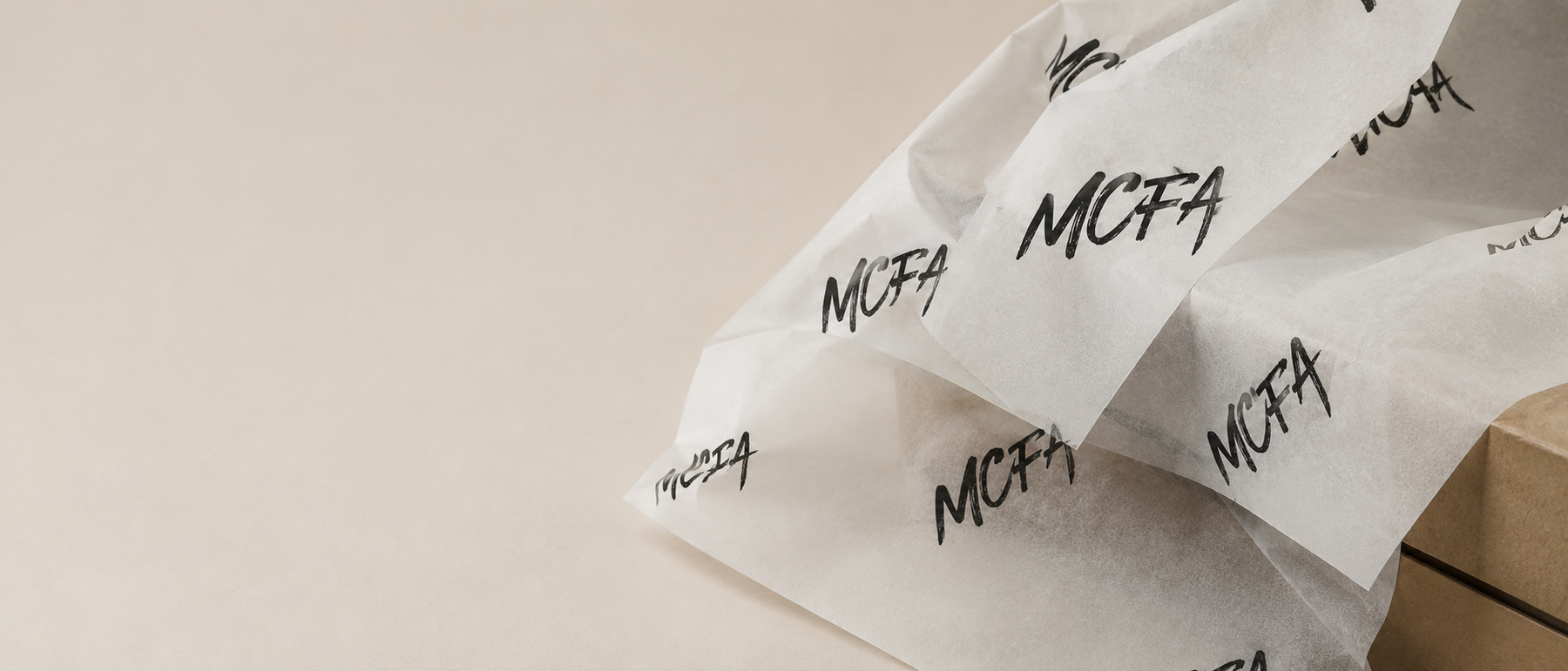 Custom tissue paper with logo for retail packaging