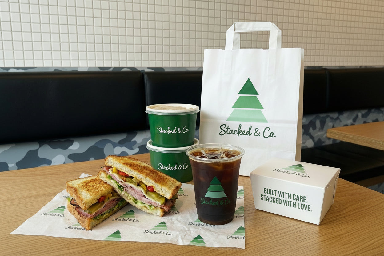 Custom food packaging with flexible customization options including size, material and logo printing