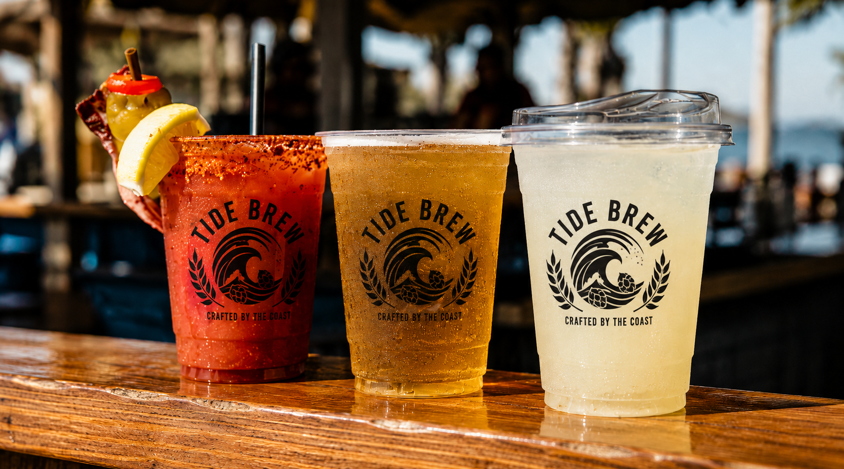 Custom cups for cafes, restaurants, and drink brands