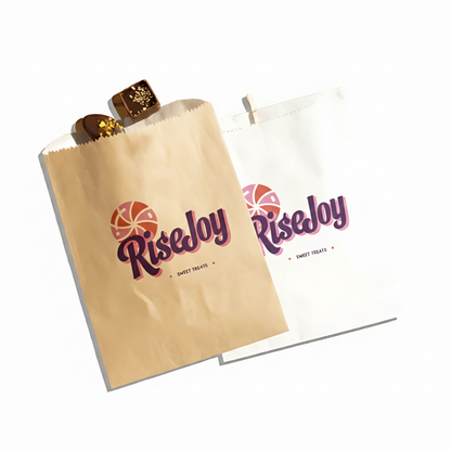 Custom greaseproof paper bag size options for takeaway and fast food packaging