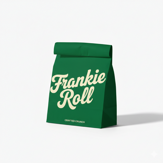 Custom kraft paper bag 3D structure view for food takeaway and packaging
