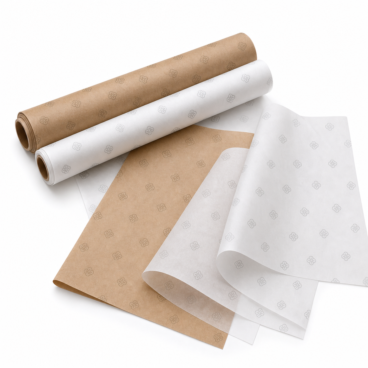 Custom logo tissue paper for branded gift and ecommerce packaging
