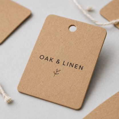 Custom Hang Tags for Clothing and Gifts