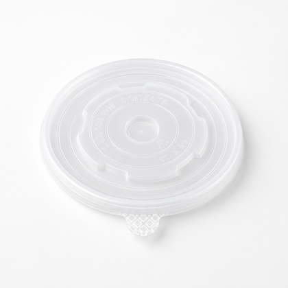 PP clear flat lid reference for custom paper bowls