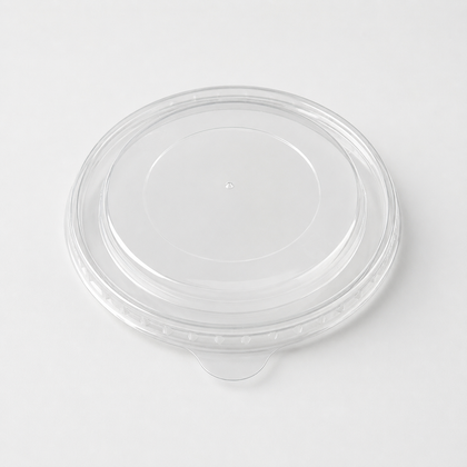 PP clear high lid reference for custom paper bowls