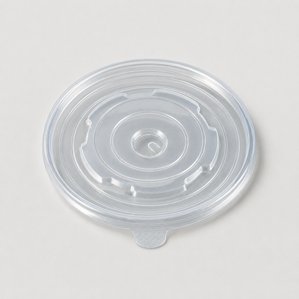 PP frosted lid reference for custom paper bowls