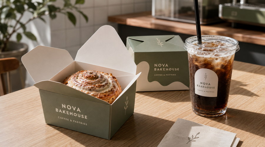 Restaurants & Cafes custom packaging by Skyislets