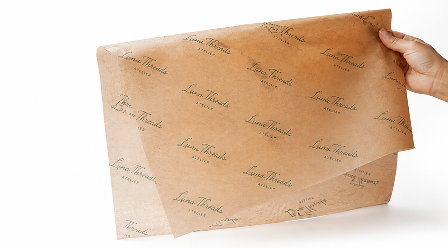 Tissue Paper custom packaging by Skyislets